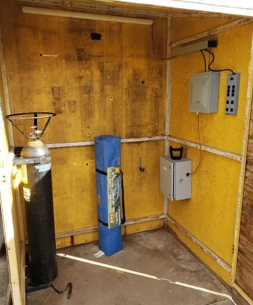 Test cell shed
