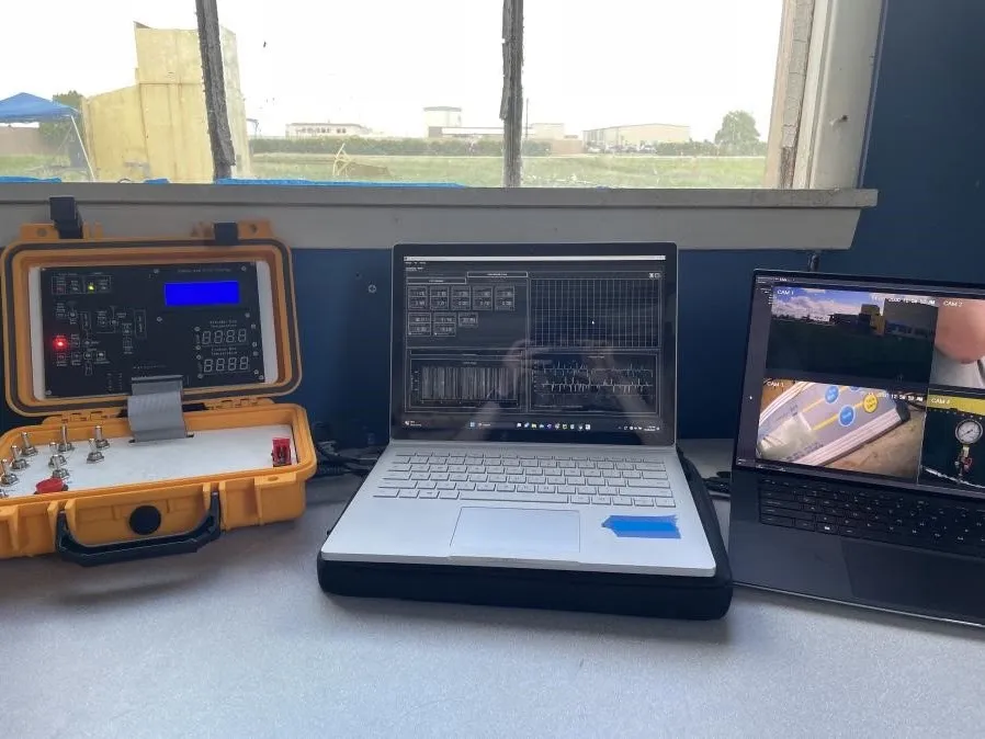 SRT-11 testing setup